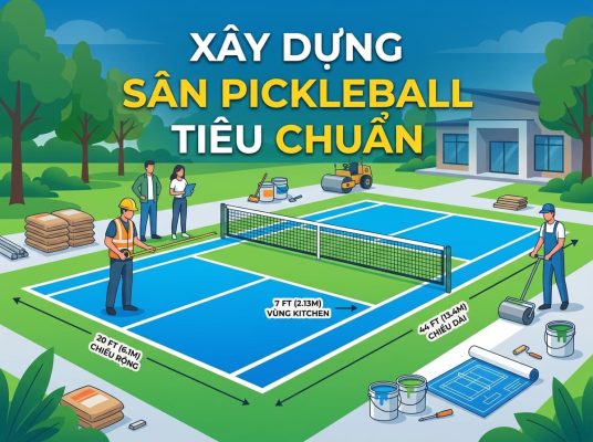 thi cong san pickleball chuan
